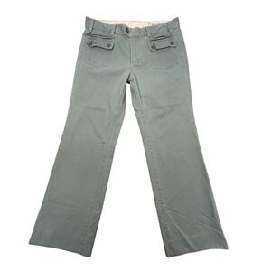 G1 Basic Goods Green Utility Cargo Wide Leg Pants Womens Size 10